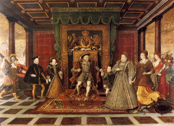 800px Family of Henry VIII an Allegory of the Tudor Succession